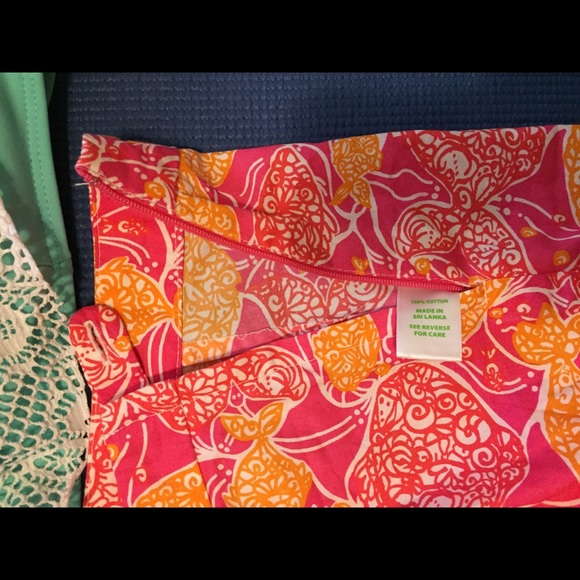 Lilly Pulitzer light cotton wide leg pants - Picture 6 of 7